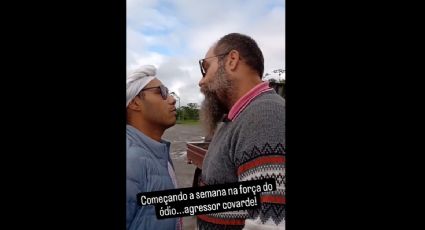 VÍDEO: homem dá cabeçada em praticante de ritual de matriz africana