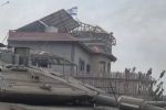 Bandeira de Israel em Gaza está em vilarejo fronteiriço