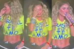 Cantora Anahí, do RBD, passa mal, não consegue prosseguir com show em SP e é internada