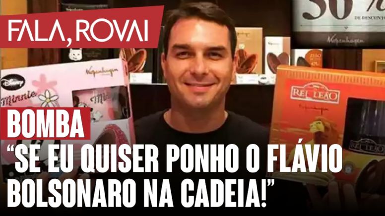 BOMBA: "Se eu quiser ponho o Flávio Bolsonaro na cadeia!"