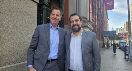 Boulos se reúne com Bill de Blasio, ex-prefeito de Nova York que já enquadrou Bolsonaro