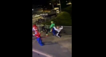 VÍDEO: integrantes de duas Carreta Furacão trocam socos e pontapés