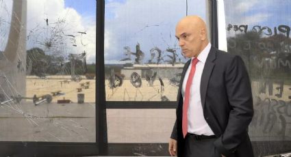 Alexandre de Moraes posta vídeo com reconstrução do STF: Democracia inabalada