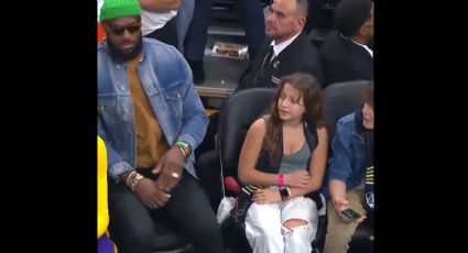 VÍDEO: reação de menina após Lebron James sentar ao seu lado viraliza