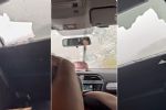 VÍDEO: Passageiro registra destruição de carro por chuva de granizo brutal
