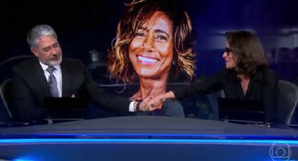 VÍDEO: A emocionante homenagem à Gloria Maria no encerramento do Jornal Nacional