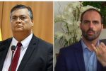 Flávio Dino enquadra Eduardo Bolsonaro e anuncia ações contra o deputado