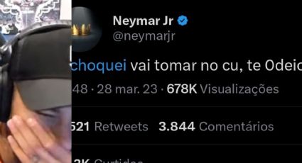 Neymar tem Twitter hackeado e invasor ataca perfil da Choquei