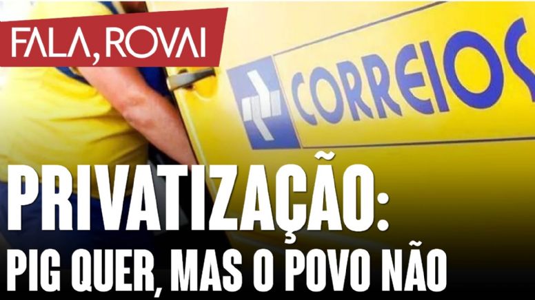 PIG comemora Datafolha em que 45% do país é contra privatização e 38% a favor; eles querem a Petrobras