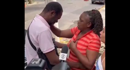 VÍDEO: Entregador "chicoteado" por bolsonarista no Rio é consolado aos prantos pela mãe; "Cabeça erguida"