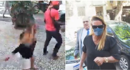 Mulher que chicoteou entregador no Rio finalmente presta depoimento à polícia