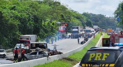 VÍDEOS - Imagens fortes: Acidente impressionante envolve vários veículos em PE