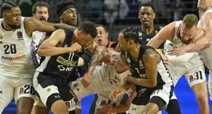 VÍDEO: Jogo de basquete do Real Madrid acaba em pancadaria generalizada