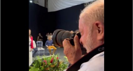 Lula ataca de fotógrafo em evento no Ceará; veja o clique