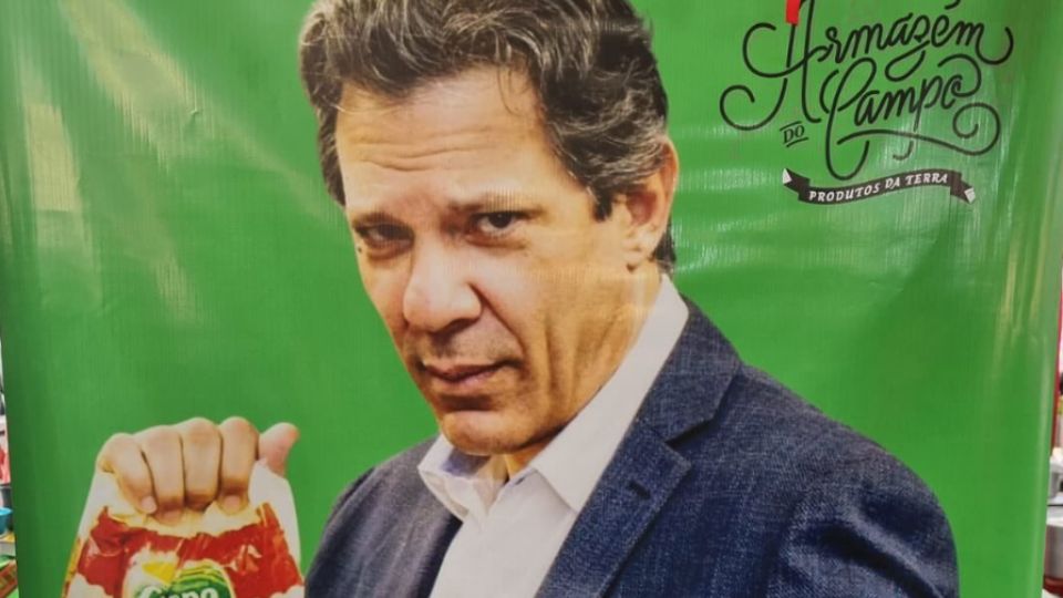 Um dos garotos-propaganda do Armazém do Campo é o ministro da Fazenda Fernando Haddad