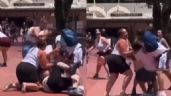 VÍDEOS: Discussão termina em pancadaria generalizada em parque da Disney