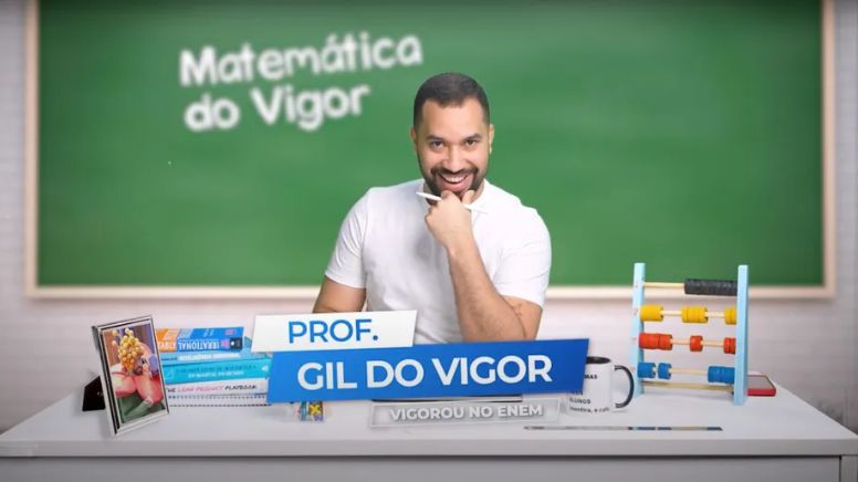 Gil do Vigor lança canal no Youtube para dar aulas de matemática para o Enem