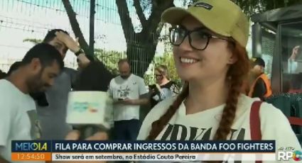 VÍDEO: Fã de Foo Fighters é perguntada sobre o show, fala de Bolsonaro e deixa repórter "sem rumo"