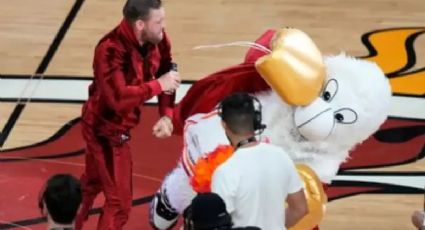 NBA: Mascote do Miami é hospitalizado após tomar soco de Conor McGregor