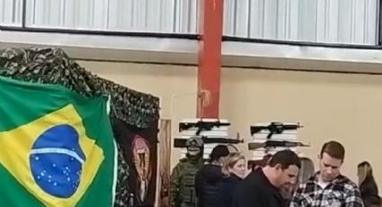 VÍDEO – Atentados em Escolas: colégio de Santa Catarina expõe réplicas de armas em quermesse