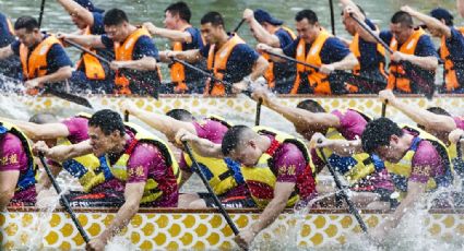 Por que as pessoas competem em barcos dragão durante festival chinês?