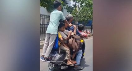 VÍDEO: Homem é acusado de homicídio por dirigir moto com sete crianças