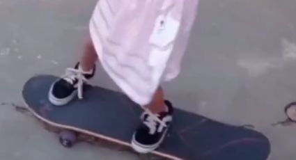 VÍDEO: Garotinha de 5 anos surpreende com manobras de skate