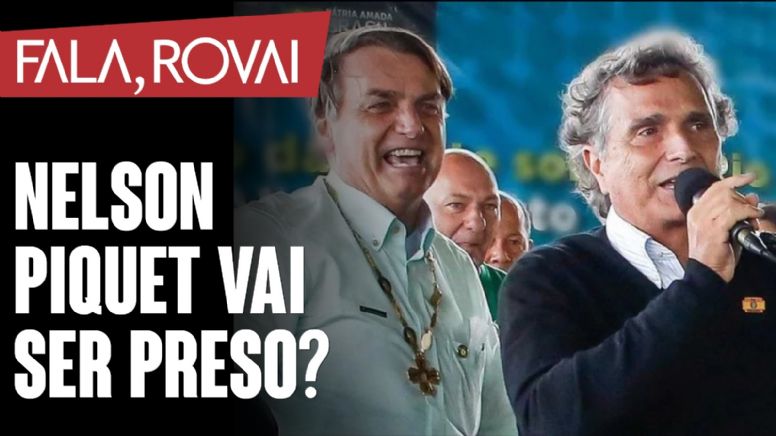 Nelson Piquet vai ser preso? E as joias, diamantes e o ouro do Bolsonaro?