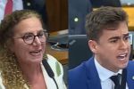 VÍDEO - Jandira Feghali humilha Nikolas Ferreira durante CPMI do golpe: "saindo das fraldas"