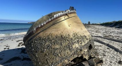 Misterioso objeto metálico surge em praia da Austrália e autoridades não sabem o que é