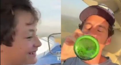 Vídeo mostra filho de 12 anos pilotando e pai bebendo em avião que caiu em Rondônia