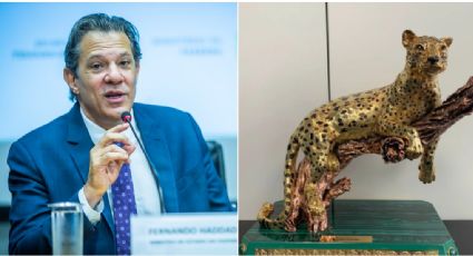 Haddad devolve onça de ouro que ganhou da Arábia Saudita; veja o que ele diz