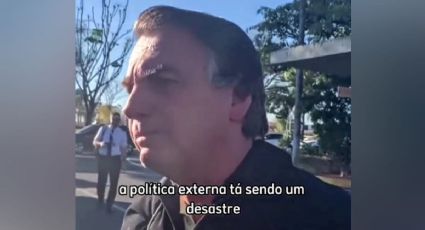 VÍDEO: Bolsonaro é zoado após dizer que política externa de Lula “é um desastre”