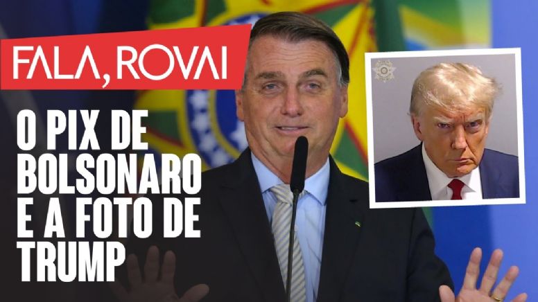 O pix de Bolsonaro e a foto de Trump