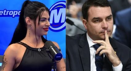 Influenciadora diz que Flávio Bolsonaro fez sexo com travesti; senador registra BO