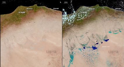 Deserto do Saara foi inundado por tempestade Daniel, com lagos que podem ser vistos do espaço