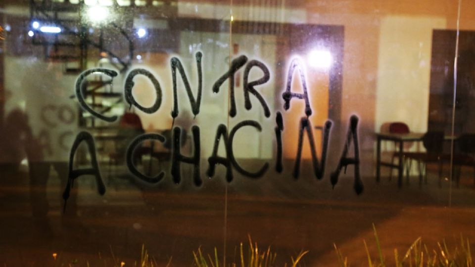 Fotografia feita em outubro de 2016, durante manifestação que marcou os 24 anos do Massacre do Carandiru