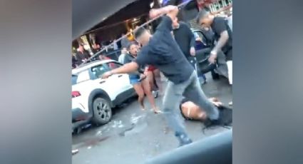 IMAGENS FORTES – VÍDEO: Dois homens espancam brutalmente mulher no DF