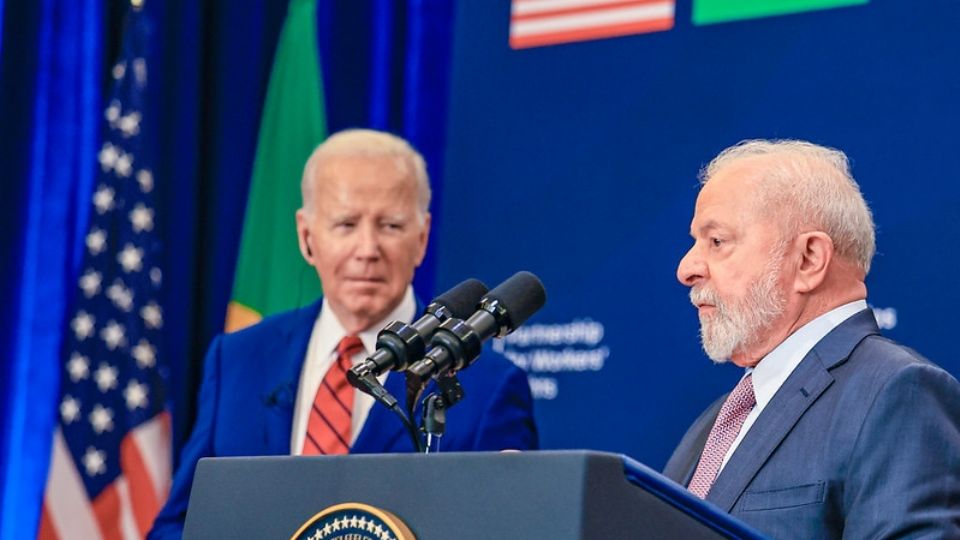 Presidente Joe Biden e Lula querem transformar o pacto bilateral em um acordo global