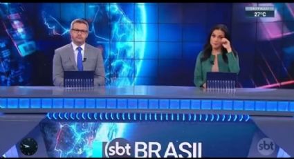 VÍDEO: Apresentadora do SBT chora ao vivo e não consegue terminar reportagem