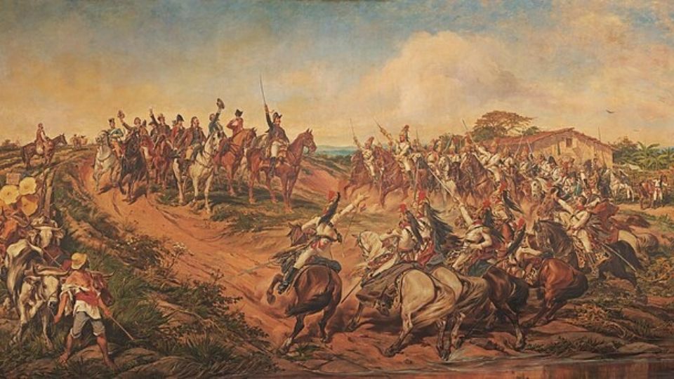 Obra 'Independência ou Morte' está exposta no Museu do Ipiranga