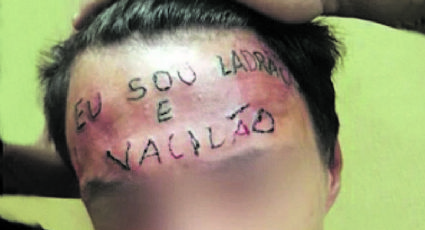 'Sou ladrão e vacilão': jovem que teve testa tatuada perde direito ao regime semiaberto