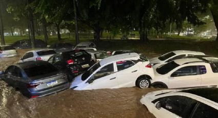 VÍDEO - Barragem se rompe em MG e arrasta carros durante forte temporal