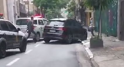 VÍDEO: carro blindado em fuga atropela PM em São Paulo