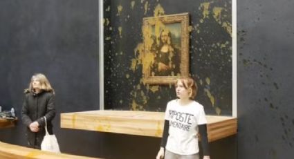 VÍDEO: 'Mona Lisa' é alvo de ativistas climáticos, que atiram sopa contra a pintura no Louvre