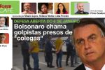 DEFESA ABERTA DO 8 DE JANEIRO: Bolsonaro chama golpistas presos de "colegas"