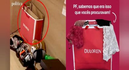 Carlos Bolsonaro filma sacola de marca de calcinha em casa e empresa aproveita