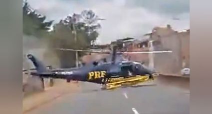 VÍDEO: Registro mostra por outro ângulo queda de helicóptero da PRF