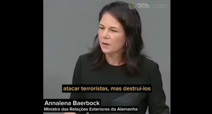 Ministra alemã defende Israel bombardear escolas e se cala sobre 16 mil crianças mortas