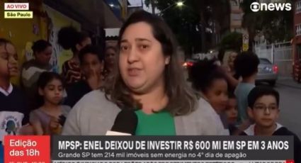 "Esse prefeito é um b****." Sem luz, paulistana xinga Nunes ao vivo na Globo News